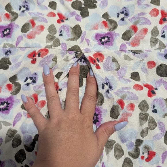 Frank & Oak Flutter Blouse With Floral Pattern - Picture 9 of 13